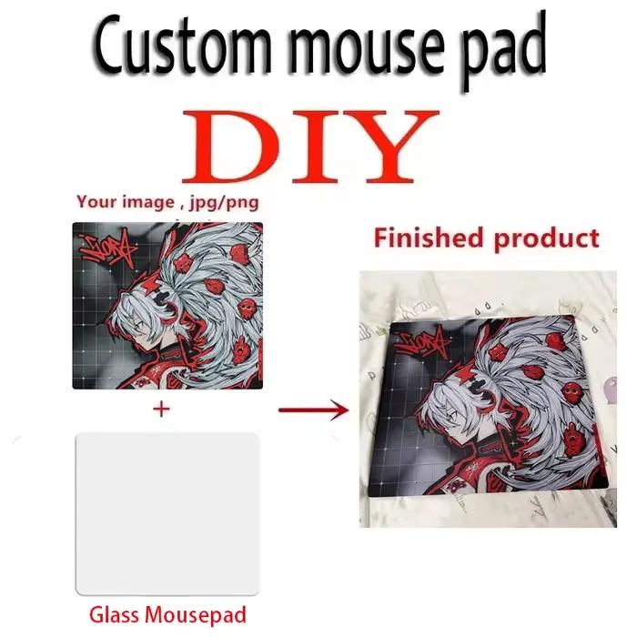 Tapis de souris en verre personnalisé