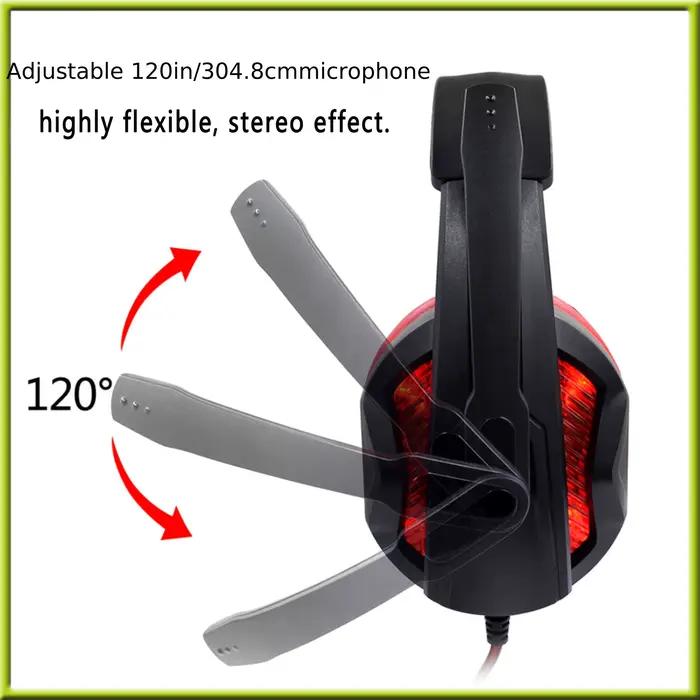 Le casque de jeu costyle avec microphone et muet convient pour PS4