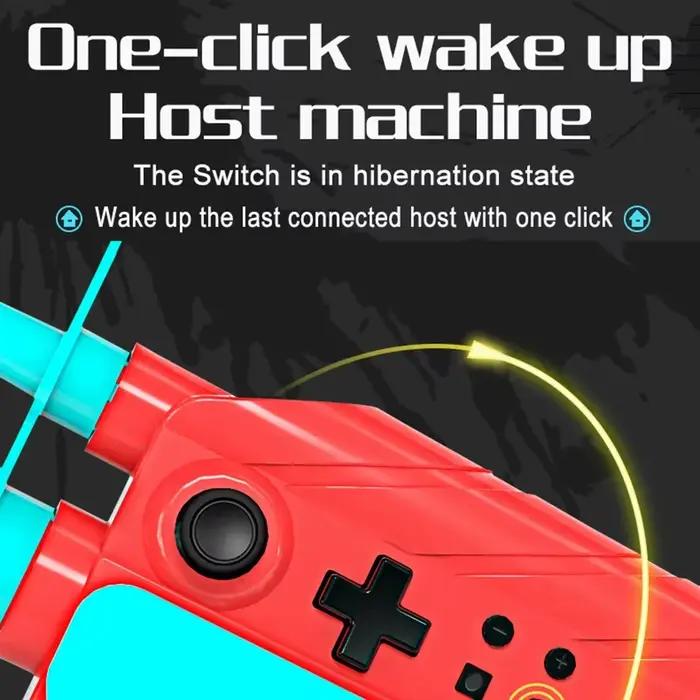 Pour Nintendo Switch Splatoon 3 pistolet de tir contrôleur Bluetooth avec moteur de Vibration Joy Con poignée accessoires de jeu
