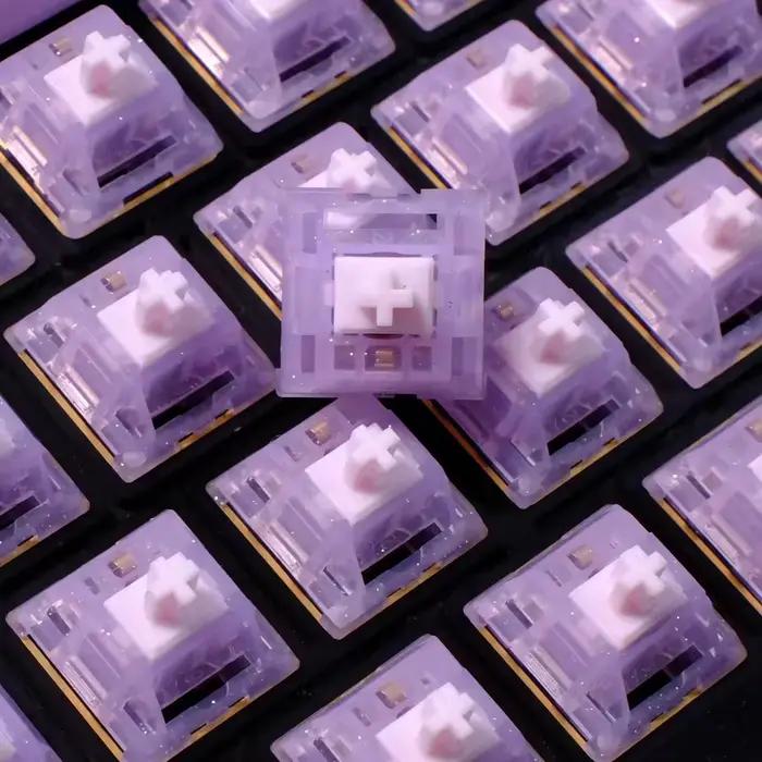 Interrupteurs mécaniques KeyGeek SU Color V2 Linéaires 5 broches 37g 45g à déclenchement précoce