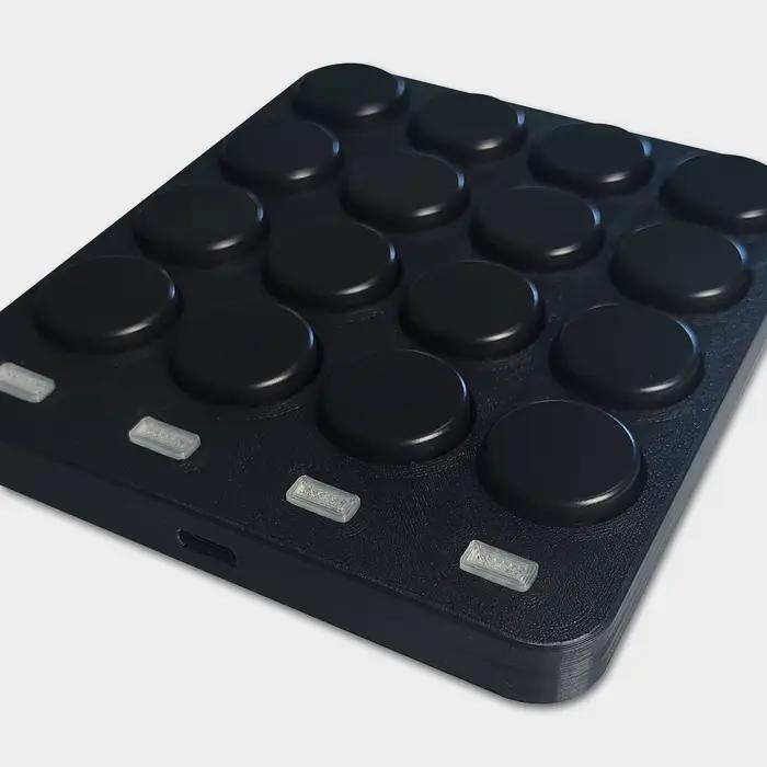 QMK Mini clavier 4x4, commutateurs mécaniques à faible profit