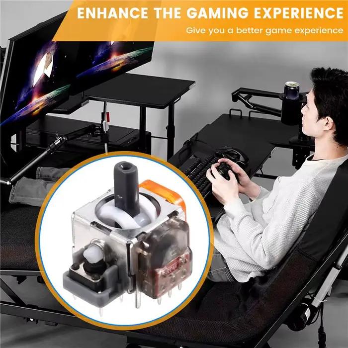 Vente quotidienne 6 pièces pour PS4 TMR Joystick électromagnétique pour manette de jeu PS4 TMR