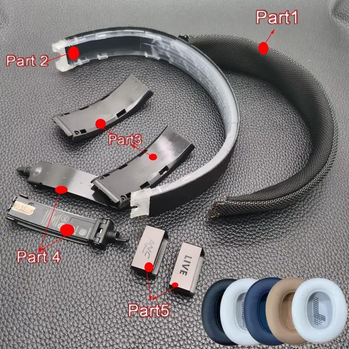 Live 650 BTNC bandeau support pièce & oreillettes & étui pour JBL