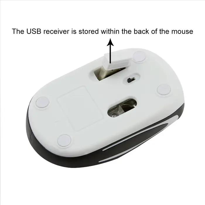 Mini souris optique sans fil 2.4GHz