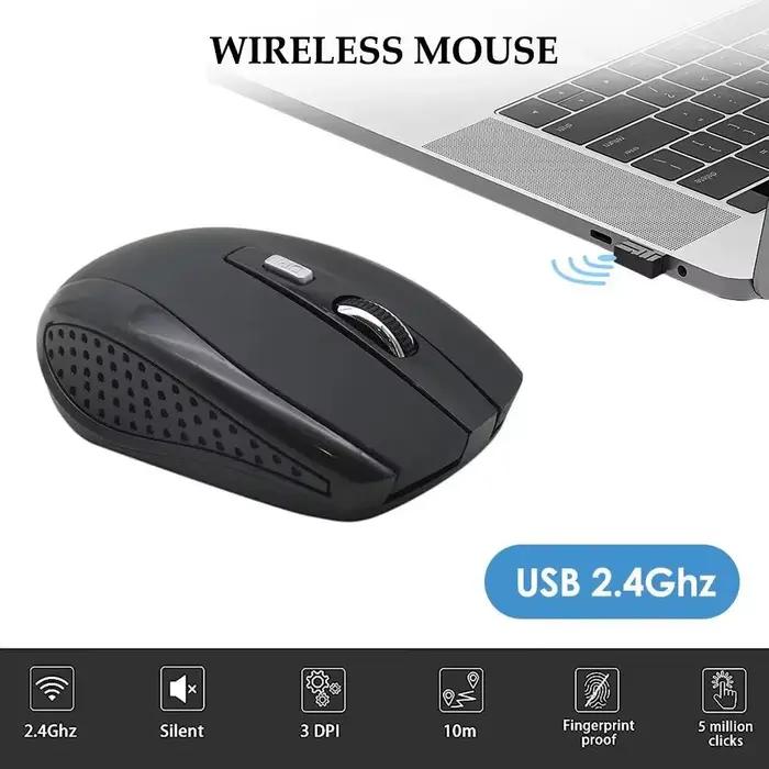 Souris d'ordinateur sans fil DPI niveau 3 réglable Gamer jeu 6 boutons optique 2.4 récepteur USB pour ordinateur portable accessoires