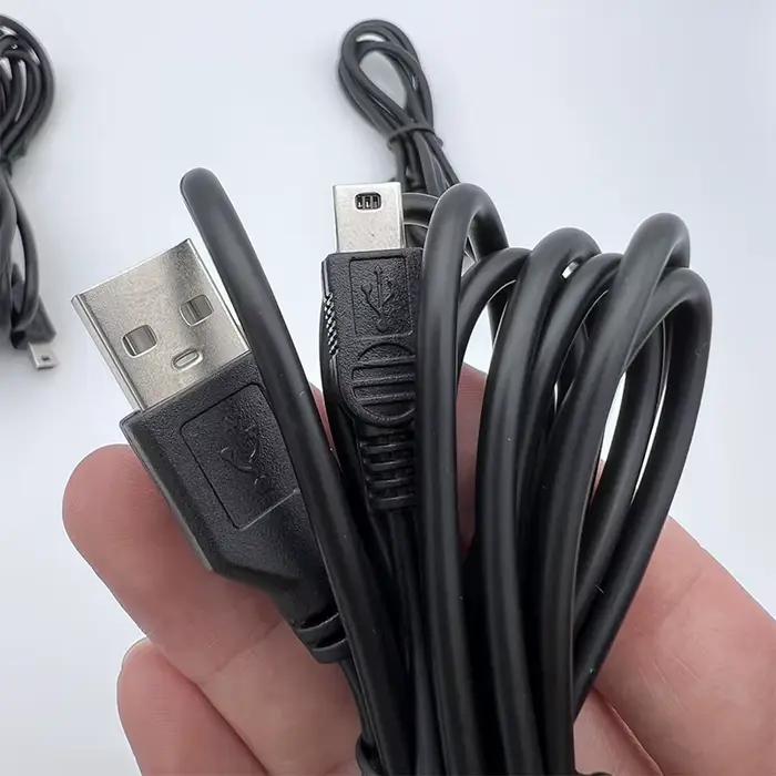 Câble de Charge USB pour Manette PS3 Cordon de Charge 1.8M avec Anneau Magnétique pour Manette de Console de Jeu Sans Fil Occasions Spéciales Gaming