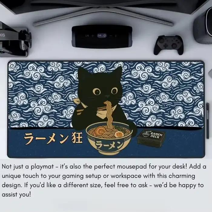 Tapis de jeu Cat Eat Ramen MTG 350*600mm
