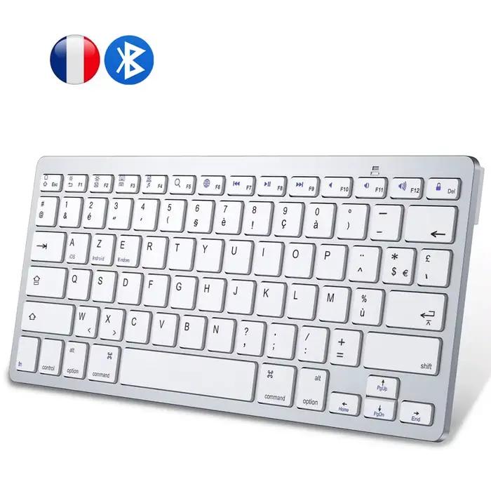 Clavier Bluetooth portable sans fil fin