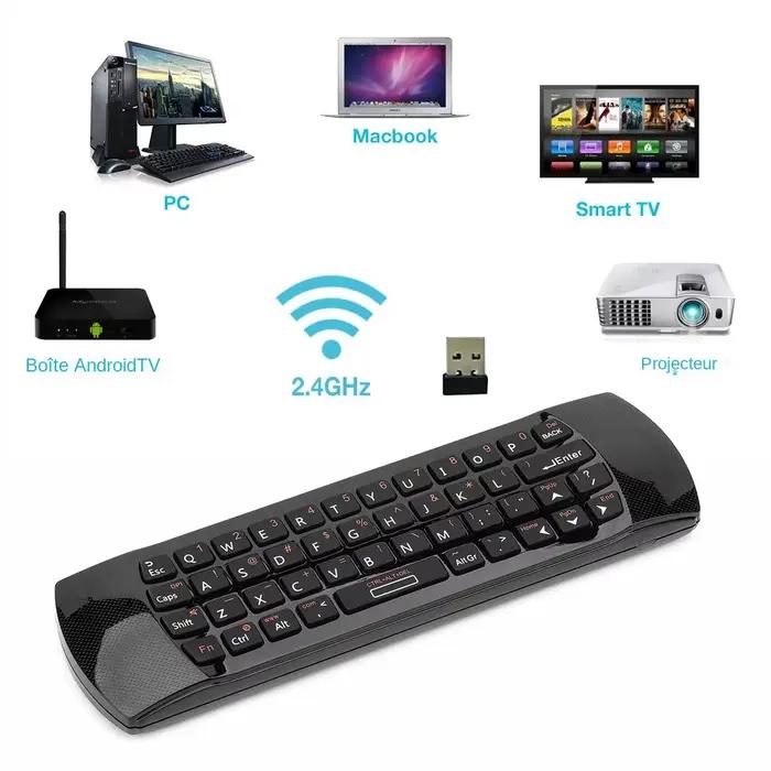 Rii i25 2.4G Mini clavier souris sans fil avec télécommande IR PC Teclado pour tablette Smart Android TV Box