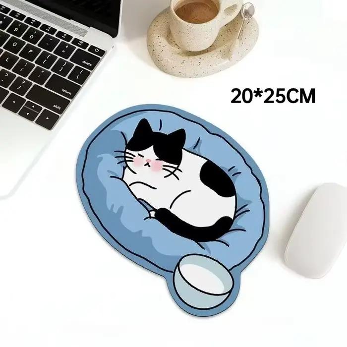Tapis de souris adorable en forme de chaton