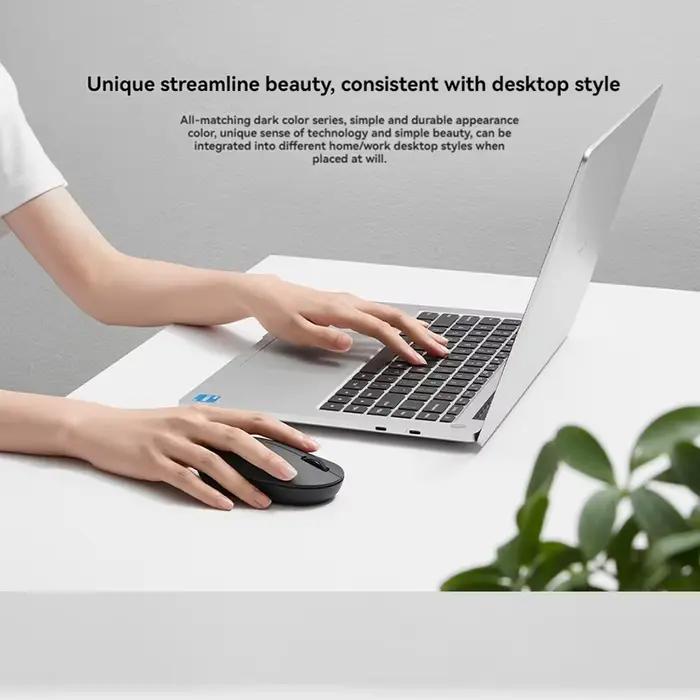 Souris de jeu MIJIA Lite 1000DPI sans fil pour Windows 10, design ergonomique, précision DPI, connectivité 2.4GHz, compacte et durable pour joueurs et compétitions