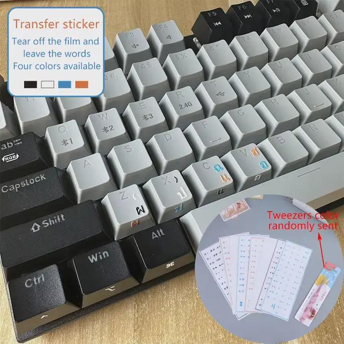 Autocollants de clavier en langue thaïlandaise et japonaise