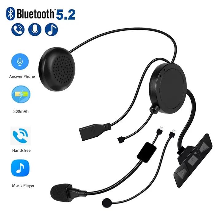 Casque de Moto sans fil Bluetooth 5.2