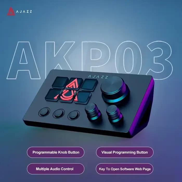 Clavier mécanique programmable Ajazz AKP03E/153E
