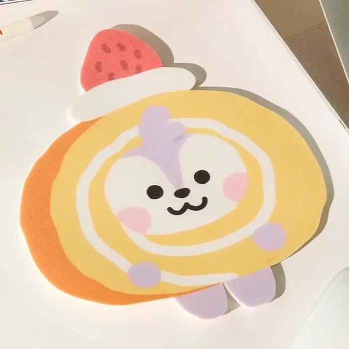 Tapis de Souris BT21 Série Pâtisserie Dessin Animé