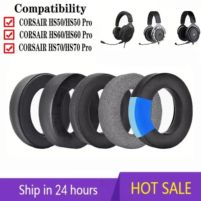 Pro coussin d'oreille pour Corsair HS60 Pro HS70 Pro casque de jeu remplacement