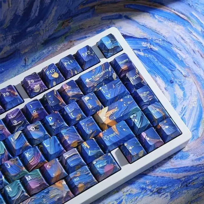 Jeu capuchons touches en PBT