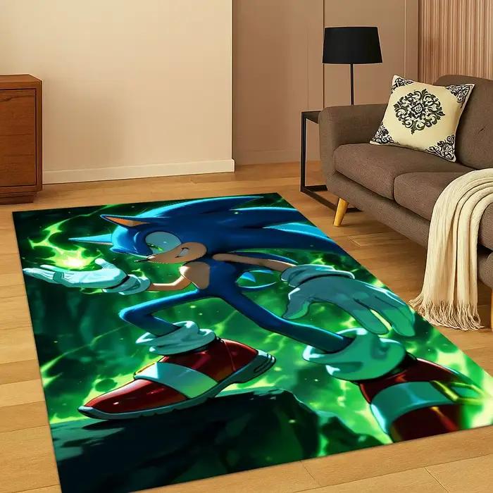 Tapis de jeu de dessin animé s-sonique 3D