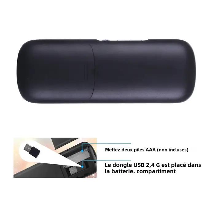 IPazzPort Mini clavier sans fil Bluetooth et 2