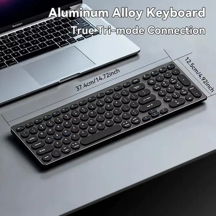 Clavier silencieux ultra-fin à 98 touches avec interrupteurs à ciseaux