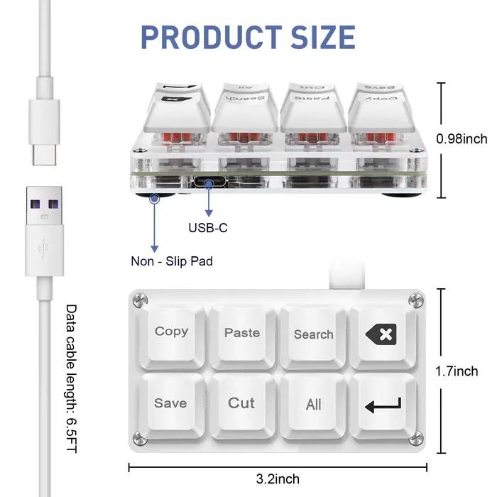 Clavier USB filaire SAYODEVICE 8 touches