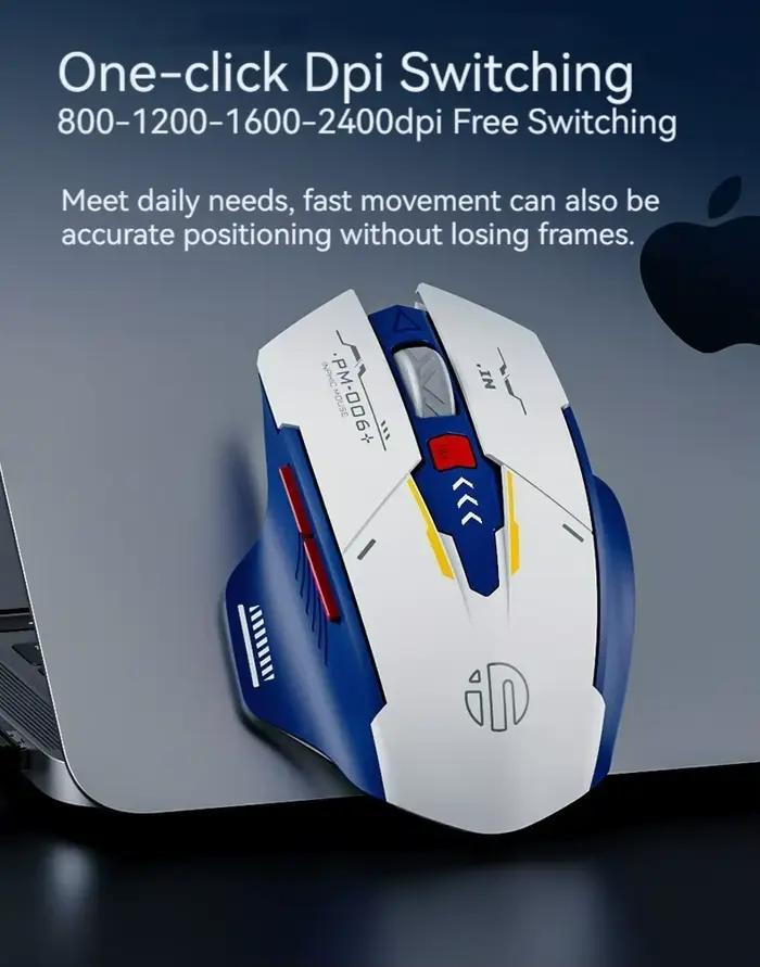 Inphic-Souris sans fil F9 Mecha Edition