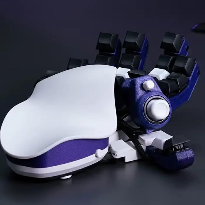 Qianren clavier de jeu gaucher filaire Joystick WASD à une main