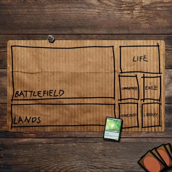 Tapis de jeu MTG en carton