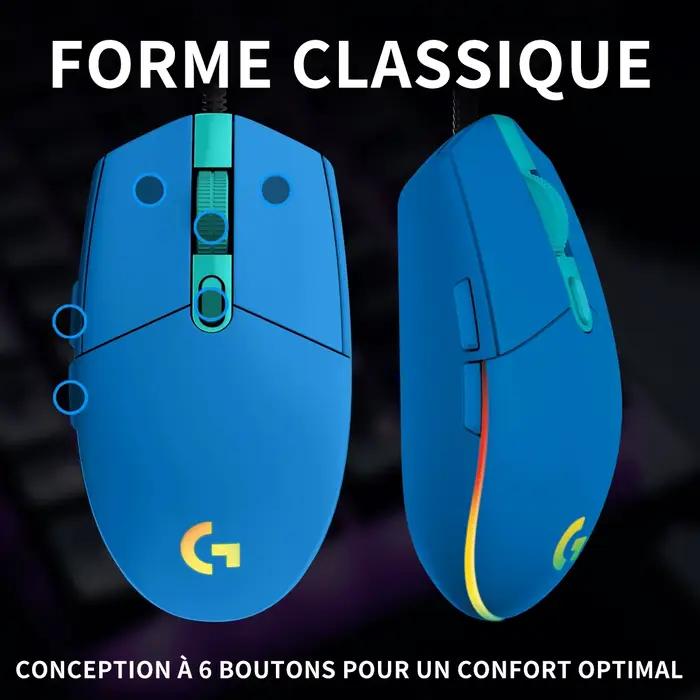 Logitech G203 : Du jeu au travail, une souris fait tout