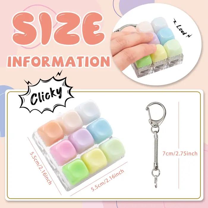 9 touches en céramique lisses avec éclairage RGB