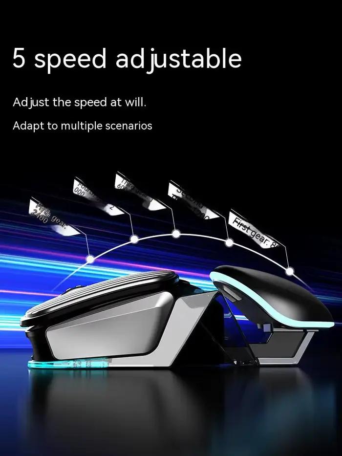 Souris de jeu sans fil aste Q3