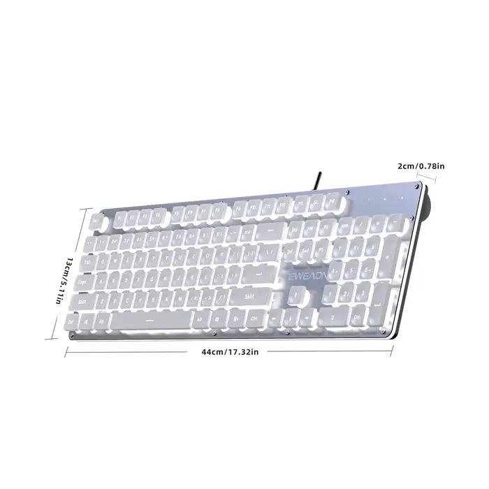 EWEADN GX710S Clavier de bureau silencieux