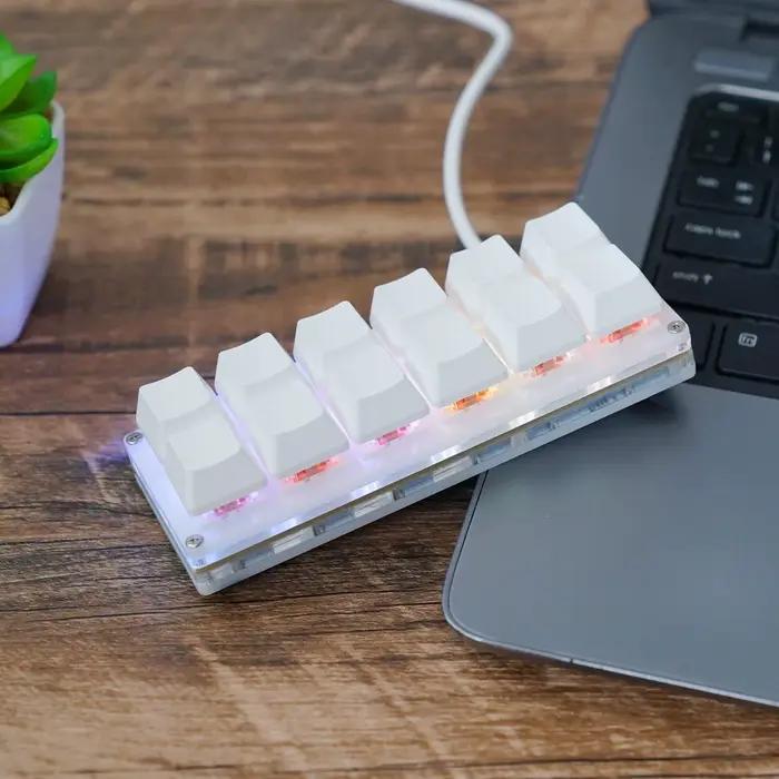 Bricolage personnalisé USB Mini clavier rvb Programmable Macro