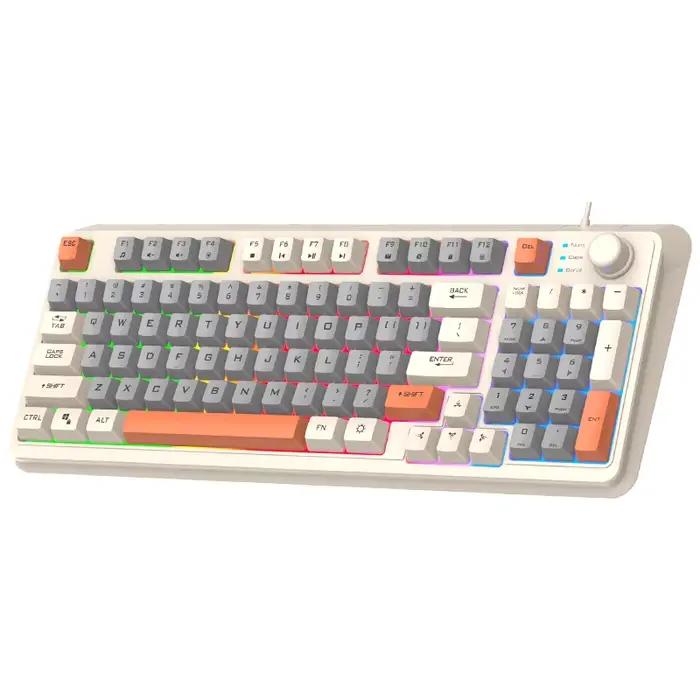 Clavier de jeu XUNFOX K82 lumineux
