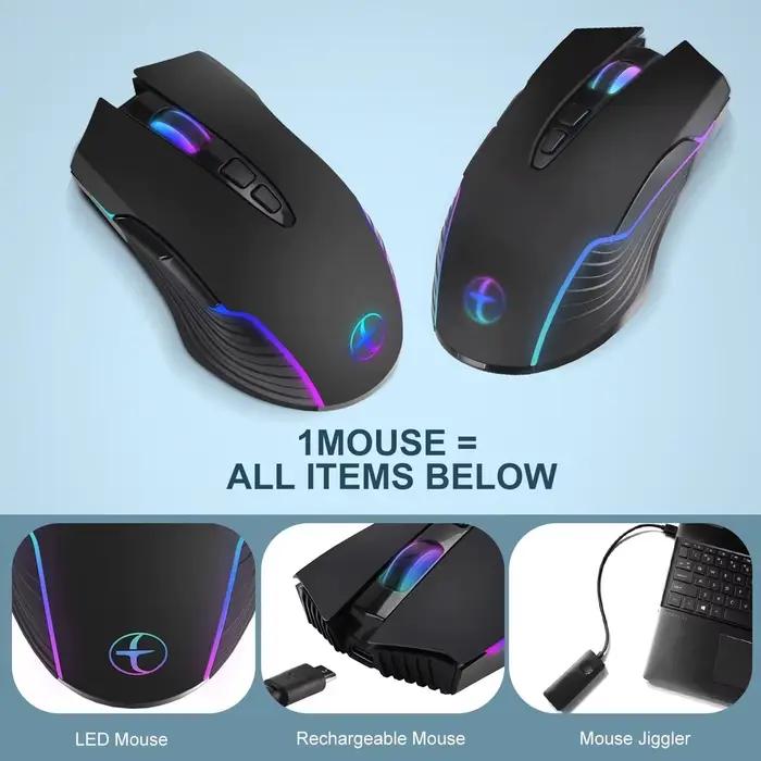 Souris sans fil 2.4G type-c pour ordinateur portable Macbook