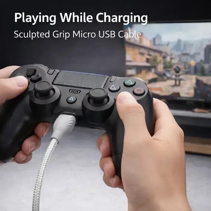 Câble micro USB pour manette PS4 / Xbox One
