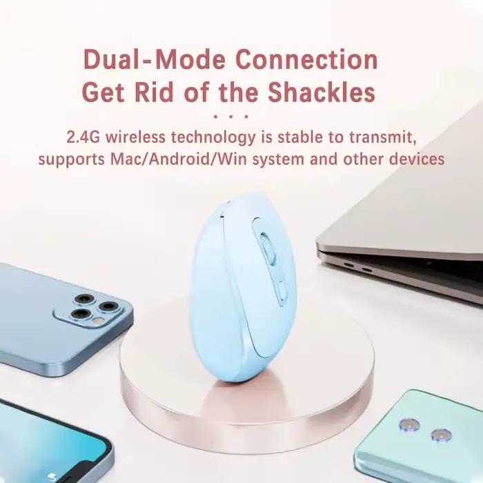 Souris d'ordinateur sans fil Rechargeable 2.4G