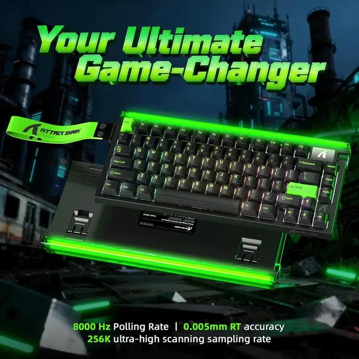 Clavier de jeu filaire ATTACK SHARK R85 HE 75 %