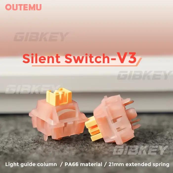 Outemu-Commutateur silencieux Peach V3