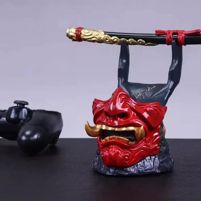 Support universel de contrôleur de jeu War Ghost décorations de bureau portables pour PS5 PS4 accessoire gamer anime style élégant pour bureau et cadeau occasions spéciales