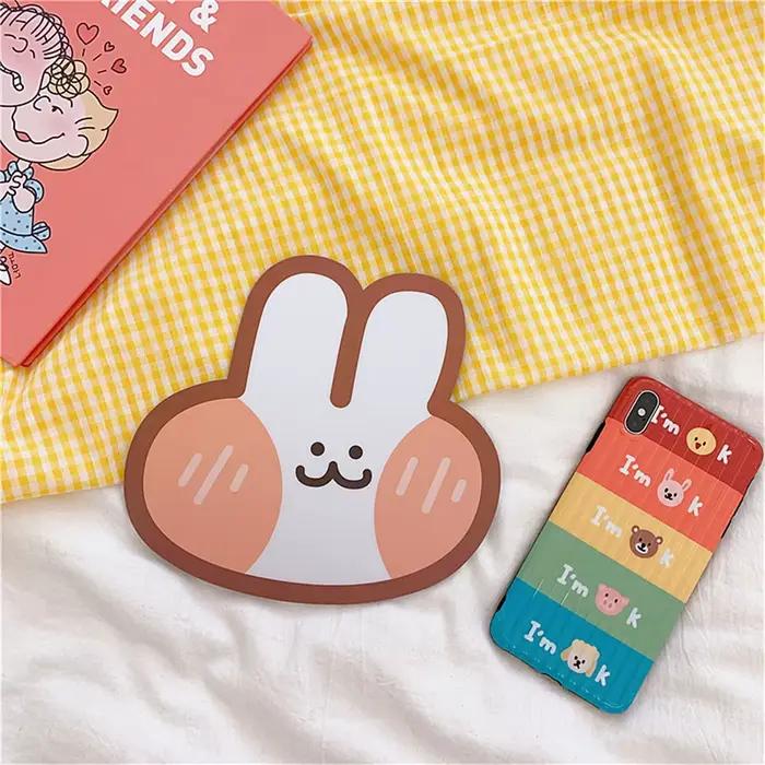 Tapis de souris de dessin animé mignon pour filles
