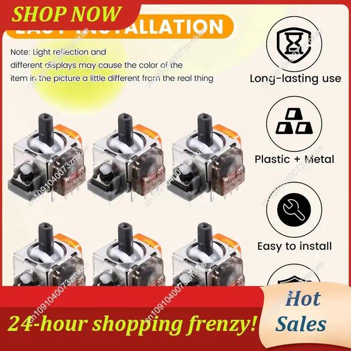 Vente quotidienne 6 pièces pour PS4 TMR Joystick électromagnétique pour manette de jeu PS4 TMR
