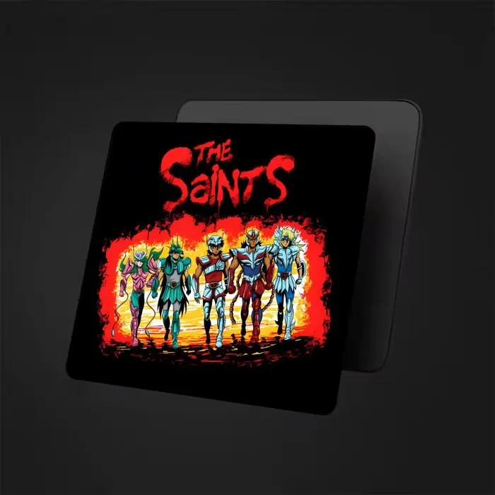 M-S-Saint SeiyaS tapis de souris dessin animé en caoutchouc petit