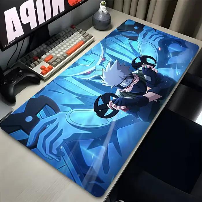Tapis de souris grand format pour gamer Naruto Kakashi Hatake