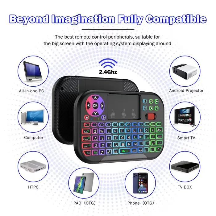 Mini clavier sans fil M2 avec pavé tactile