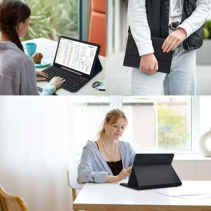 Étui clavier pour Xiaomi POCO Pad C1 9.7 pouces avec clavier Bluetooth détachable, résistant aux chocs, à l'eau et à la poussière, disponible en plusieurs couleurs pour une protection et une productivité optimales