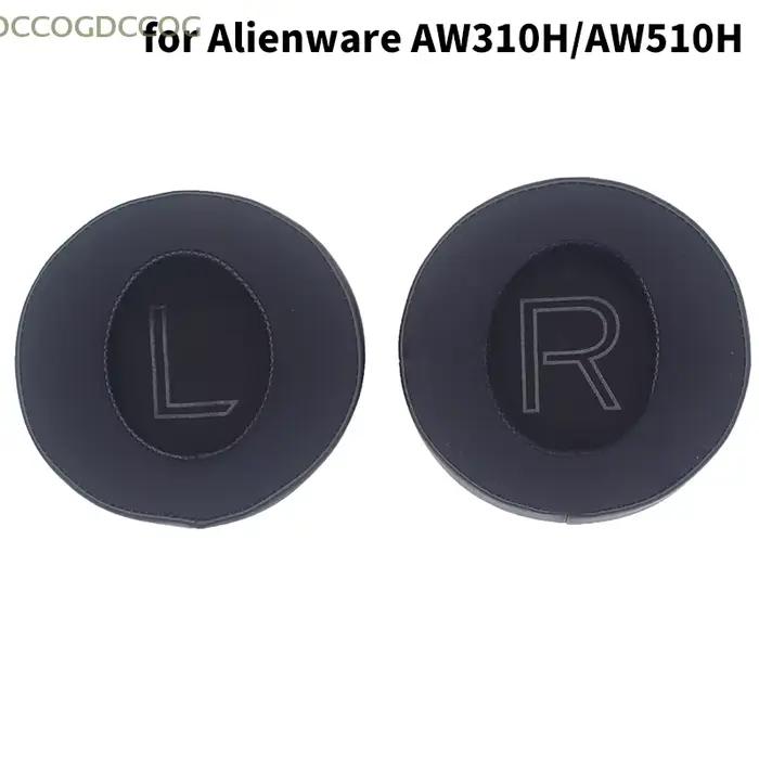 Oreillettes de remplacement pour Alienware AW310H/AW510H ; Housse d'oreille en éponge confortable et rafraîchissante pour casques d'écoute