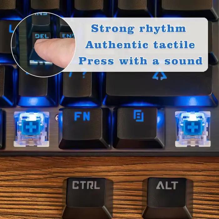 50 interrupteurs de clavier bleus