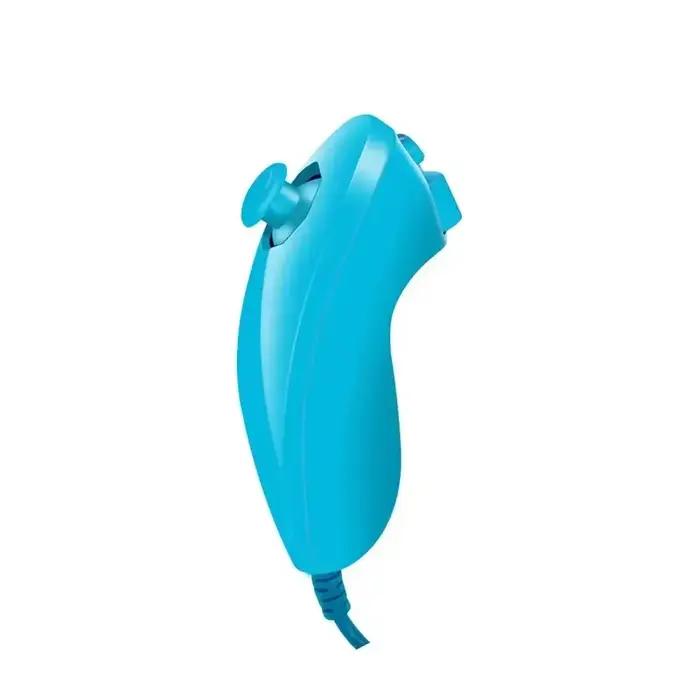 1 pièces poignée de jeu incurvée gauche contrôleur Nunchuk pour Nintendo Wii manette Nunchuck