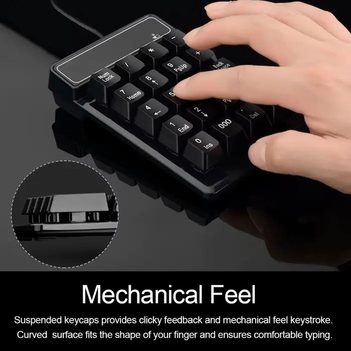 Pavé numérique USB filaire clavier